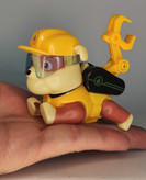 فیگور سگهای نگهبان رابل مفصل دار چراغ دار و کوله پشتی بازشو10سانتی
